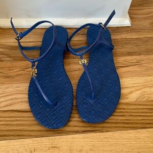 Cobalt blue Tory Burch sandals